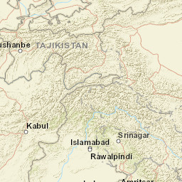 Tajikistan Street Map