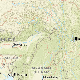 Myanmar Street Map
