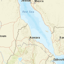Eritrea Street Map
