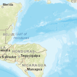 Nicaragua Street Map