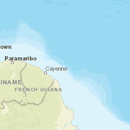 Suriname Street Map