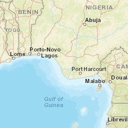 Sao Tome and Principe Street Map