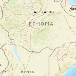 Ethiopia Street Map