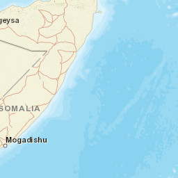 Somalia Street Map