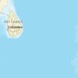 Sri Lanka Street Map