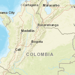 Colombia Street Map