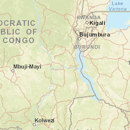 Burundi Street Map