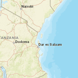 Tanzania Street Map