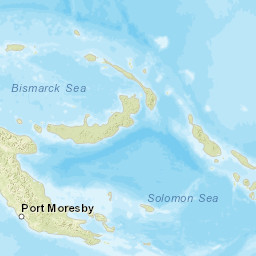 Papua new Guinea Street Map