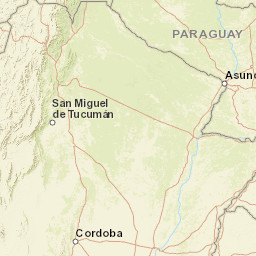 Paraguay Street Map