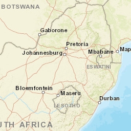 South Africa Street Map