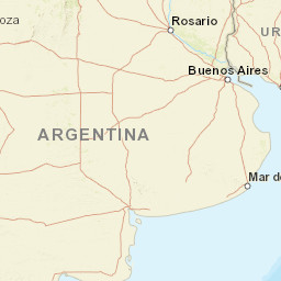 Argentina Street Map