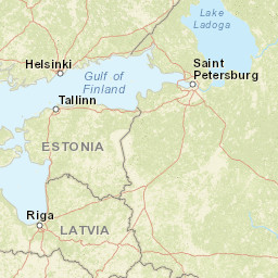Lithuania Street Map