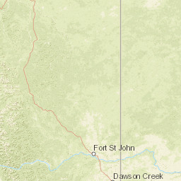 Alaska Hwy, Peace River B, BC V0C, Canada Street Map