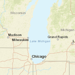 1233-1533 West 72nd Street Newaygo MI Street Map