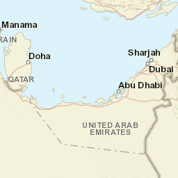 United Arab Emirates Map