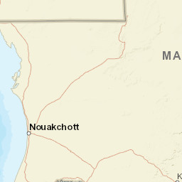 Mauritania Map