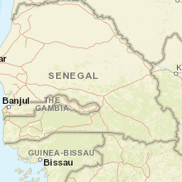 Guinea-Bissau Map