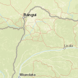 Central African Republic Map