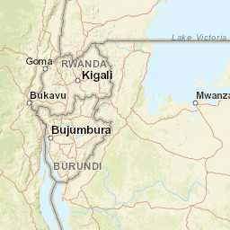 Burundi Map