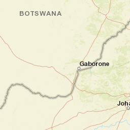 Botswana Map