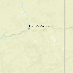 Wood Buffalo AB Canada Street Map