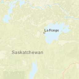 CanAm Highway, Division No. 18, Unorganized Street Map