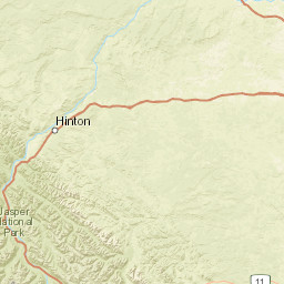 101-105 Miette Avenue, Jasper National Park Street Map