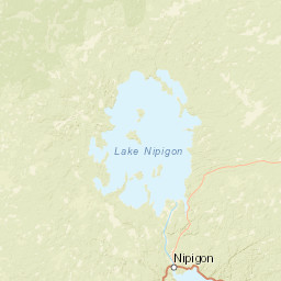 Ontario 527, Thunder Bay, Unorganized Street Map