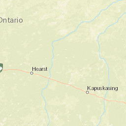 Trans-Canada Highway, Strickland, ON P0L Street Map