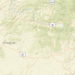 Central Oregon Hwy Oregon America Street Map