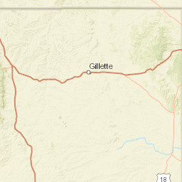 180 South Gillette Avenue, Gillette, WY Street Map