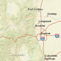 998-1029 Crow Valley Rd Bailey CO Street Map