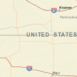 899 Cathedral Ave Victoria Kansas Street Map