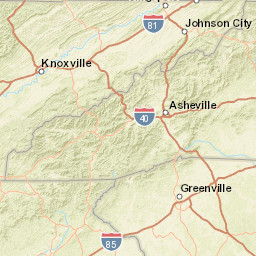 Linville NC America Street Map