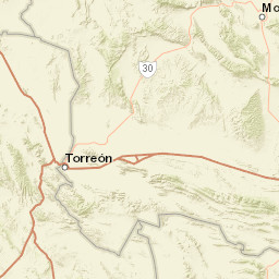 Castanos - Saltillo, Coahuila, Mexico Street Map