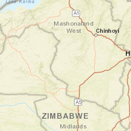 Zimbabwe Map
