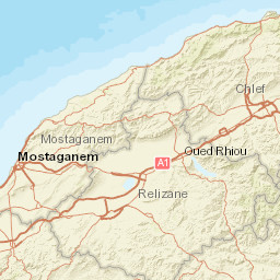 Chlef Street Map