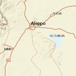 Aleppo Street Map