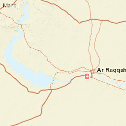Al-Raqqah Street Map