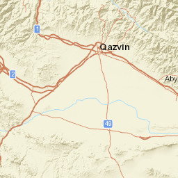 Qazvin Street Map