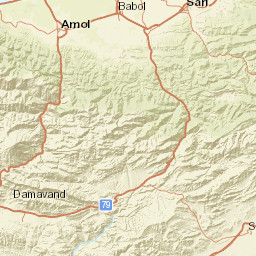 Mazandaran Street Map