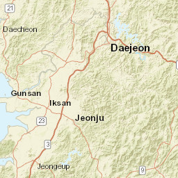 South Chungcheong Province Street Map