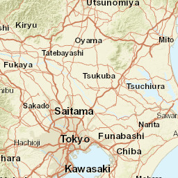 Saitama Prefecture Street Map