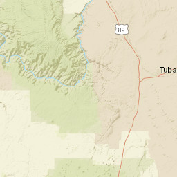 Hermit Road Grand Canyon National Park Street Map