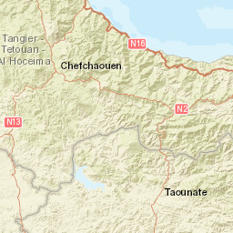 Tanger-Tétouan-Al Hoceïma Street Map