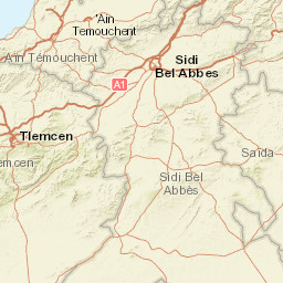 Sidi Bel Abbès Street Map