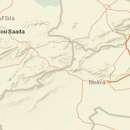 Ouled Djellal Street Map