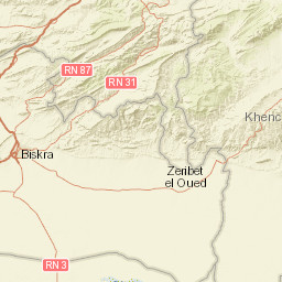 Biskra Street Map