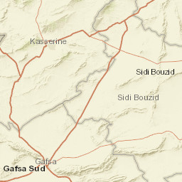 Kasserine Street Map